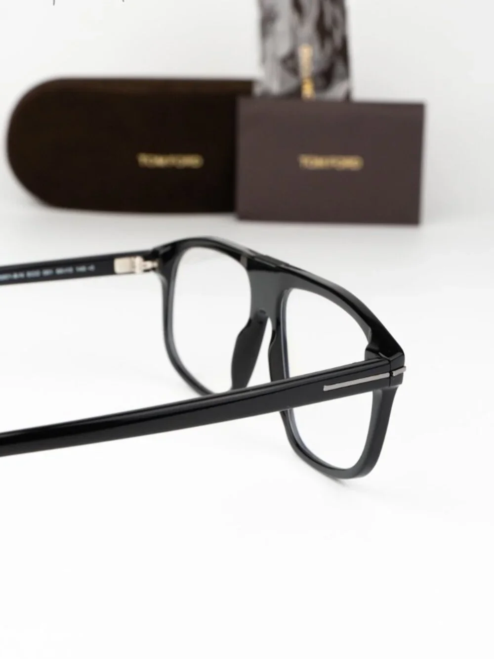 Tom Ford Women Eyeglasses Black Aviator FT5901-B-N 001 NEW AUTHENTIC